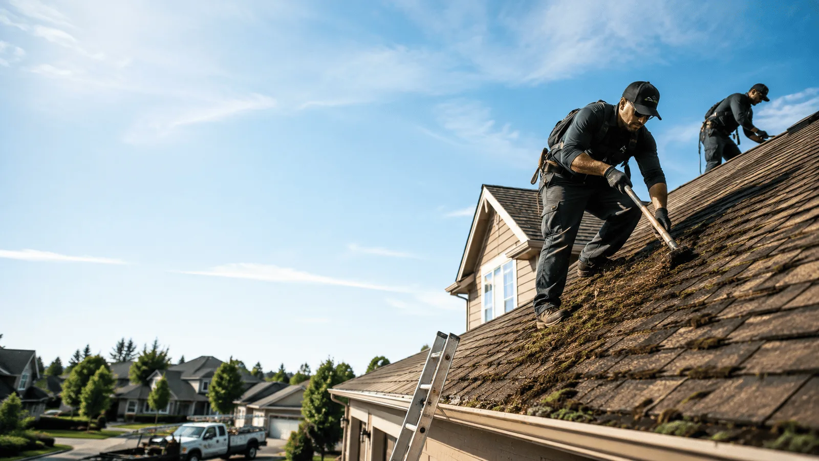 Roof Moss Removal in Fullerton, CA near me